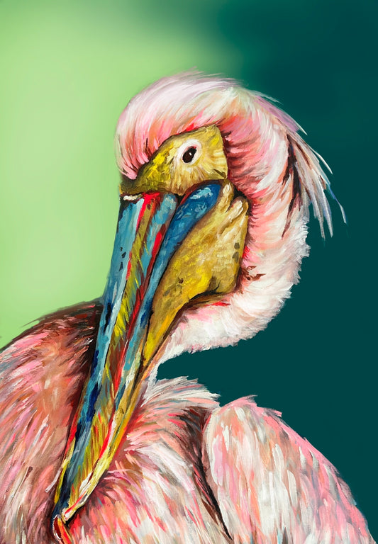 Pelican in Pink PRINT