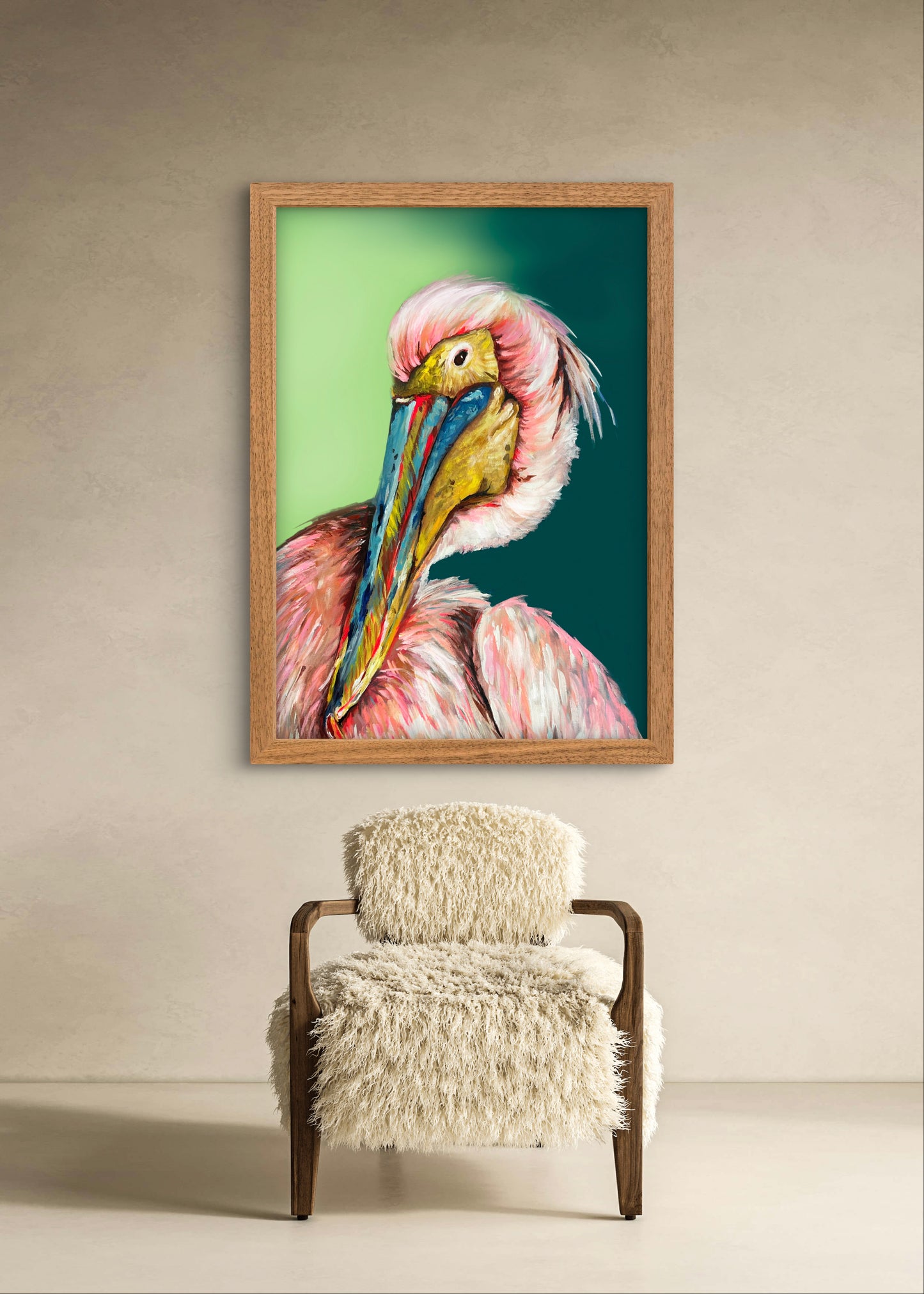 Pelican in Pink PRINT
